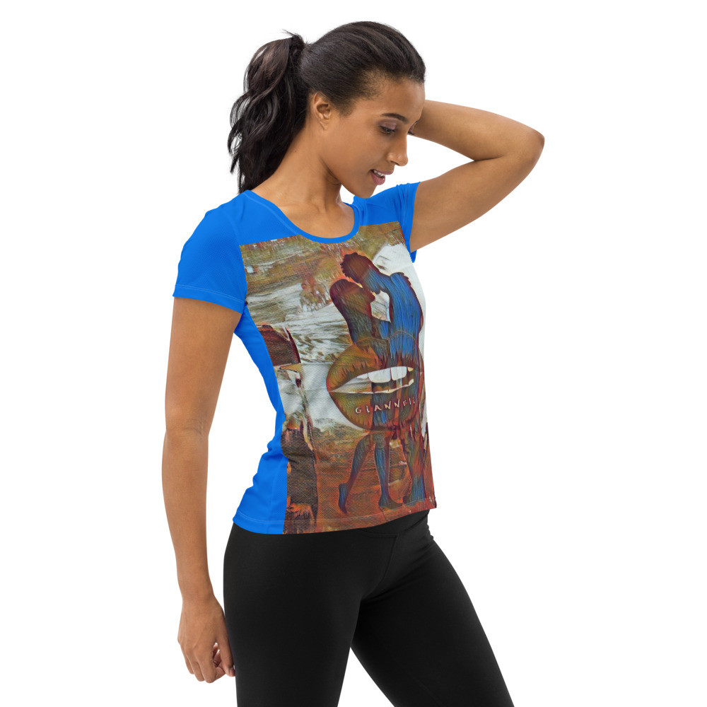 THE KISS Women's Athletic T-shirt by Gianneli - immagine 4