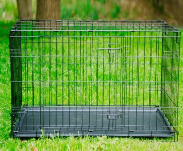 Folding Metal Dog Cage - immagine 2