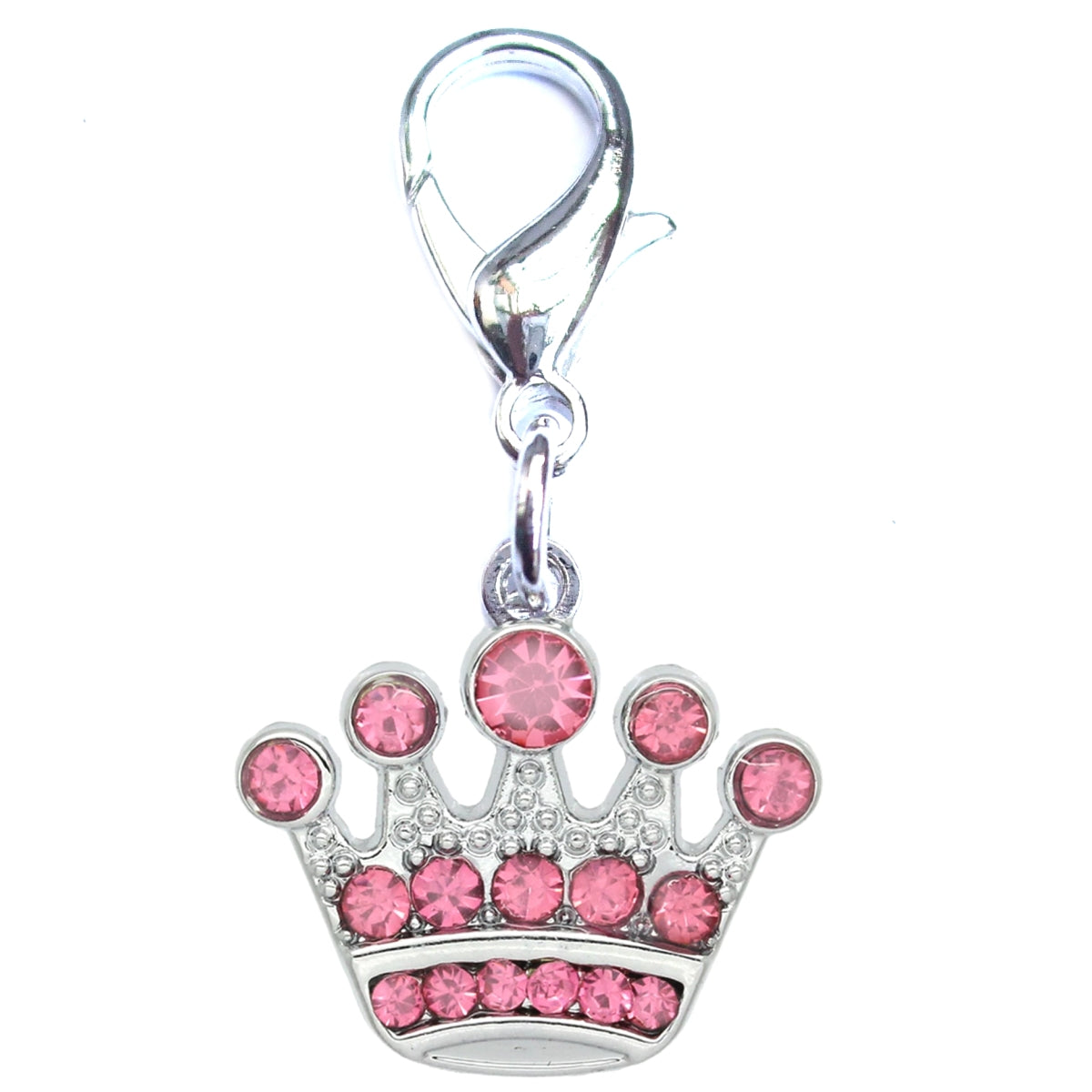 Crystal Crown Dog Cat Charm Pink - immagine 4