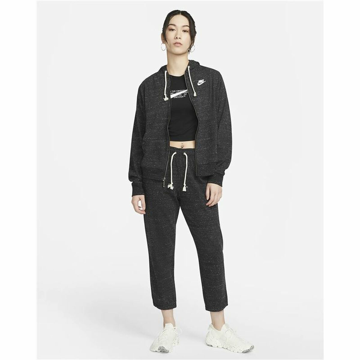 Women’s Hoodie Nike Sportswear Dark grey - immagine 6