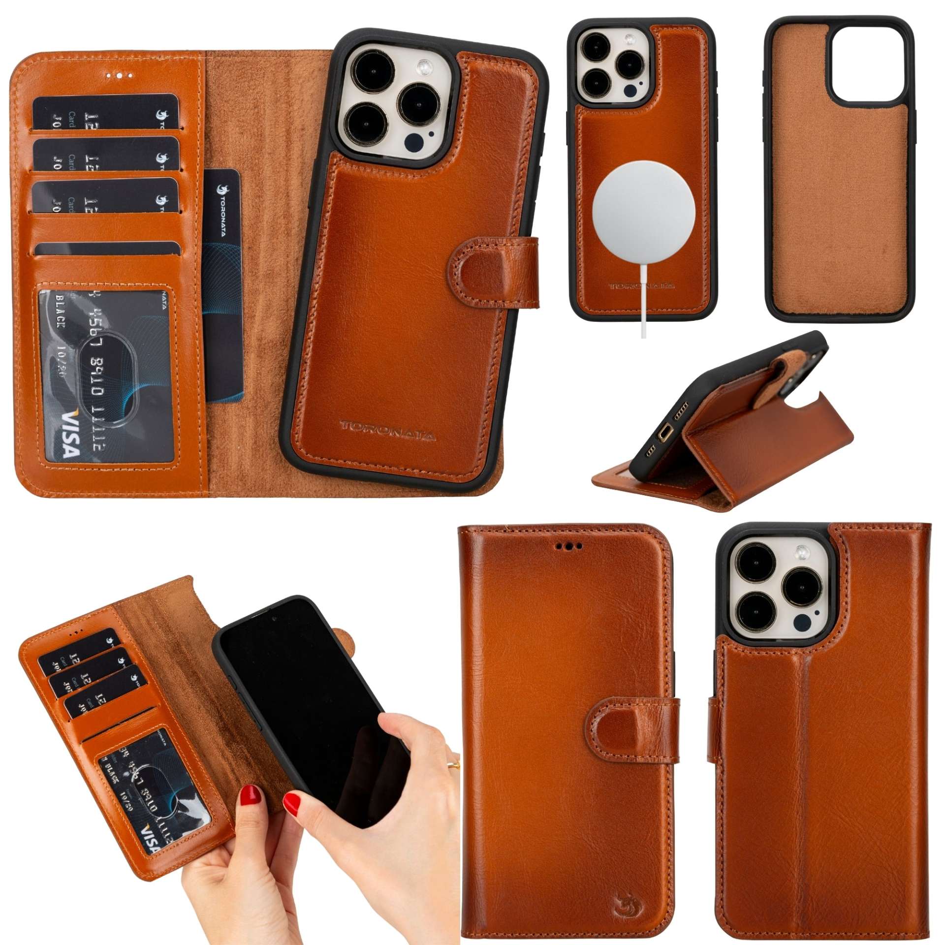 Casper Leather iPhone 14 Pro Max Wallet Case | MagSafe - immagine 7