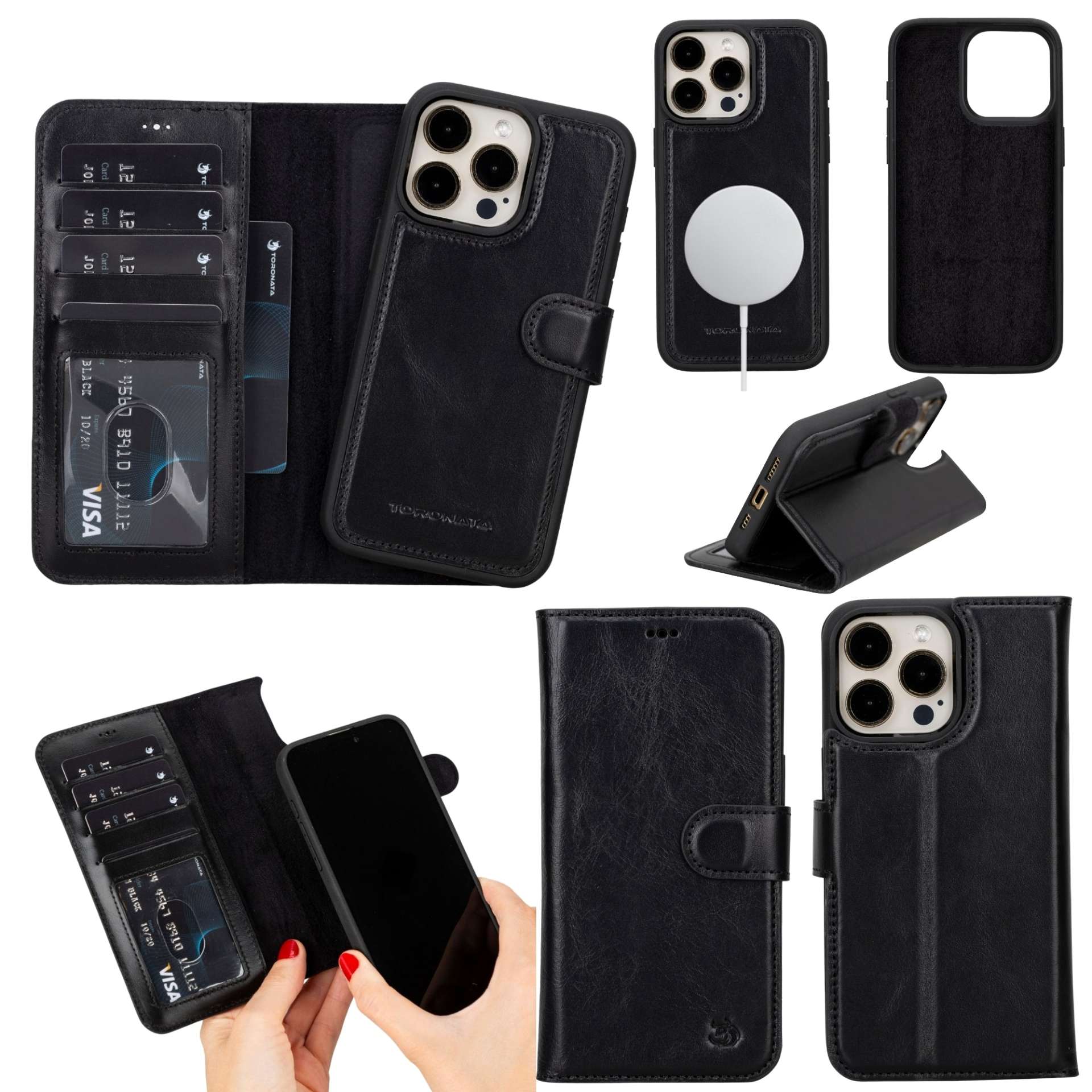 Casper Leather iPhone 14 Pro Max Wallet Case | MagSafe - immagine 8