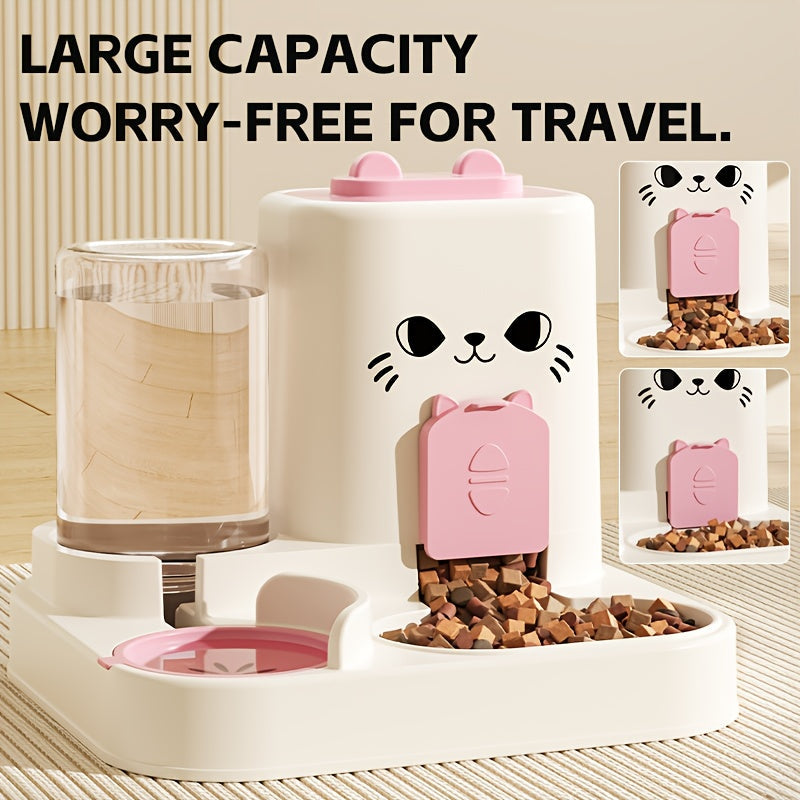 Automatic Cat Feeder and Water Dispenser Set - immagine 2