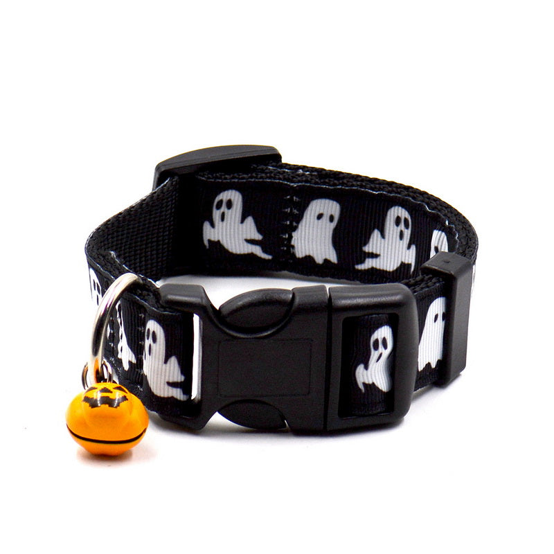 Halloween Spooky Ghost Dog Collar - immagine 9