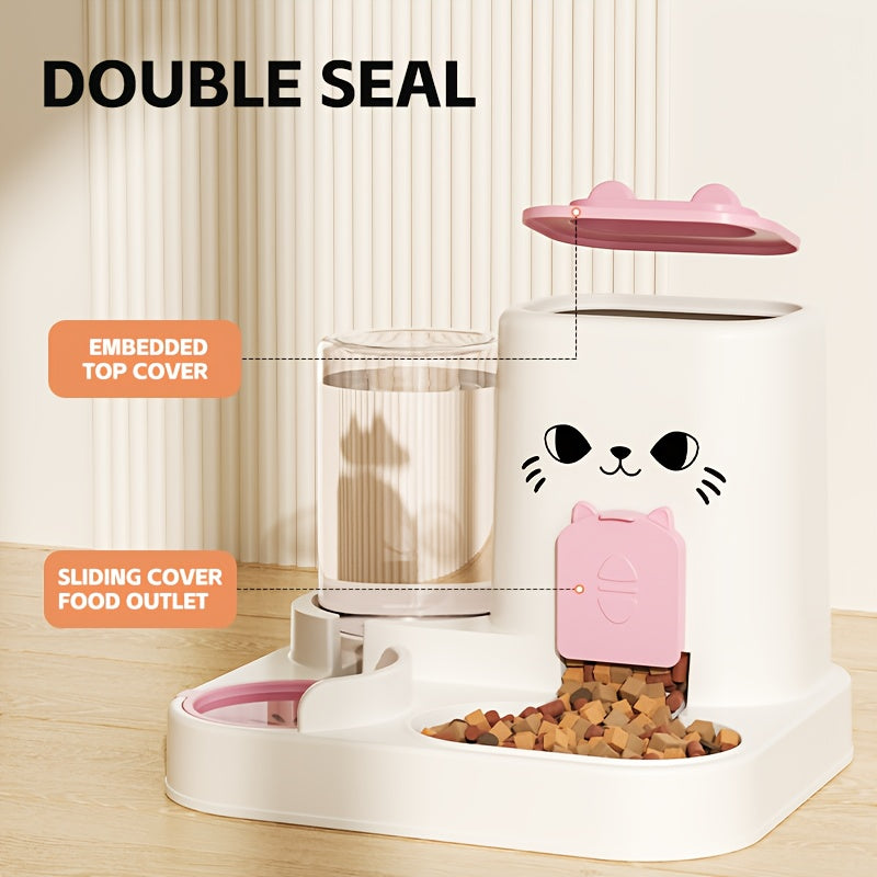Automatic Cat Feeder and Water Dispenser Set - immagine 3