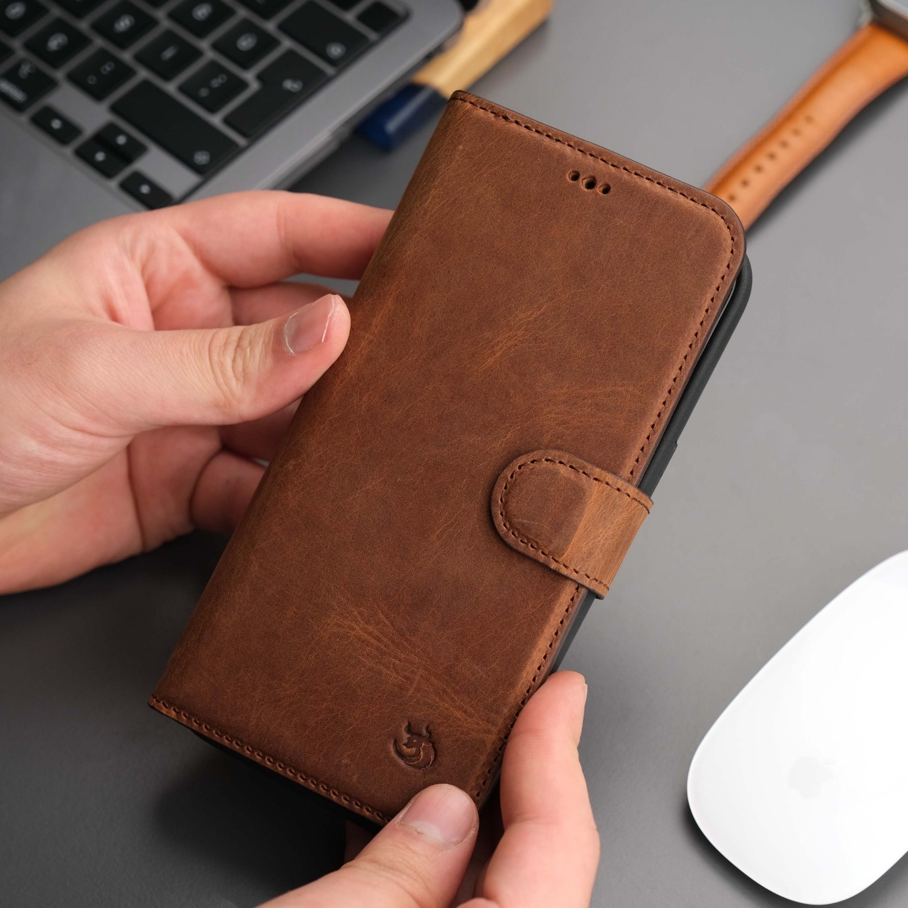 Casper Leather iPhone 14 Pro Max Wallet Case | MagSafe - immagine 3