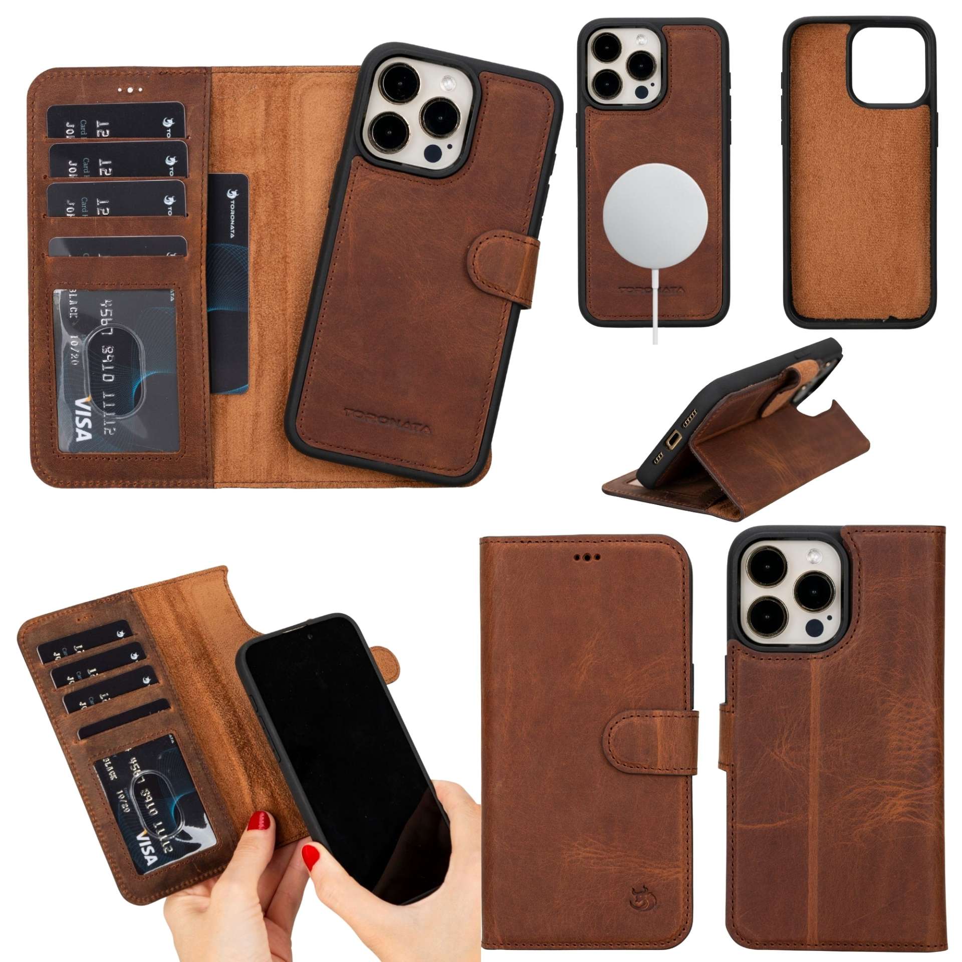 Casper Leather iPhone 14 Pro Max Wallet Case | MagSafe - immagine 6