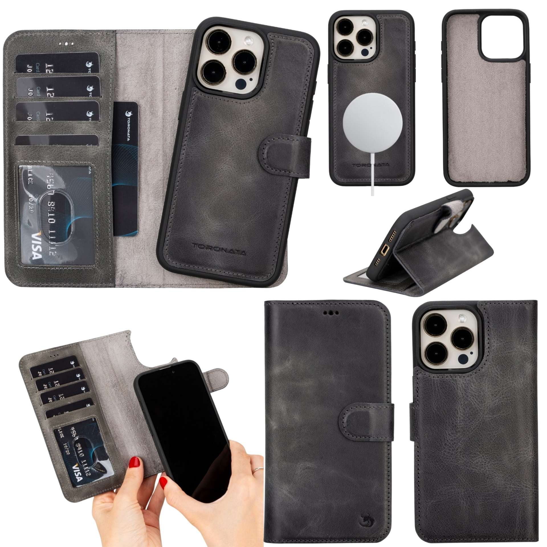 Casper Leather iPhone 14 Pro Max Wallet Case | MagSafe - immagine 10