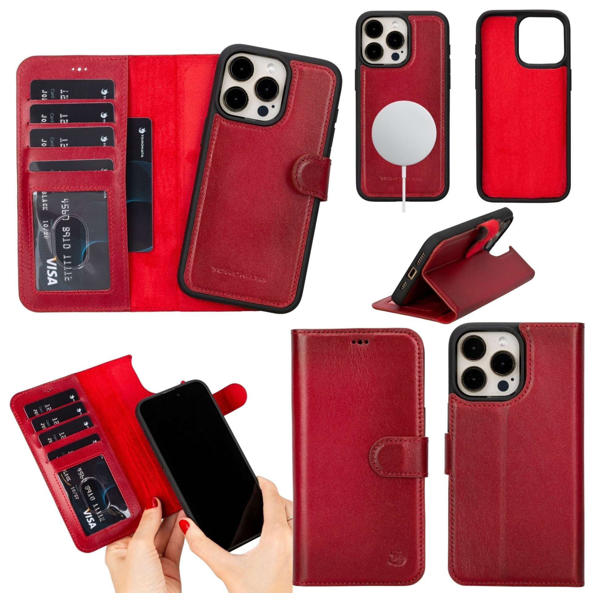 Casper Leather iPhone 14 Pro Max Wallet Case | MagSafe - immagine 11