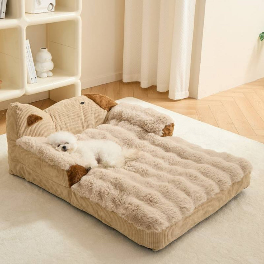 Soft Indoor Pet Couch for Dogs and Cats - immagine 2