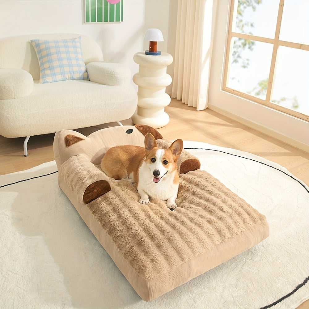 Soft Indoor Pet Couch for Dogs and Cats - immagine 3