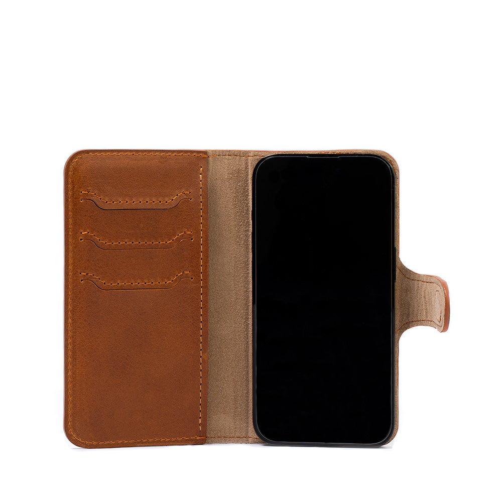 iPhone 16 Series Leather Folio Case Wallet with MagSafe - Classic 4.0 - immagine 8