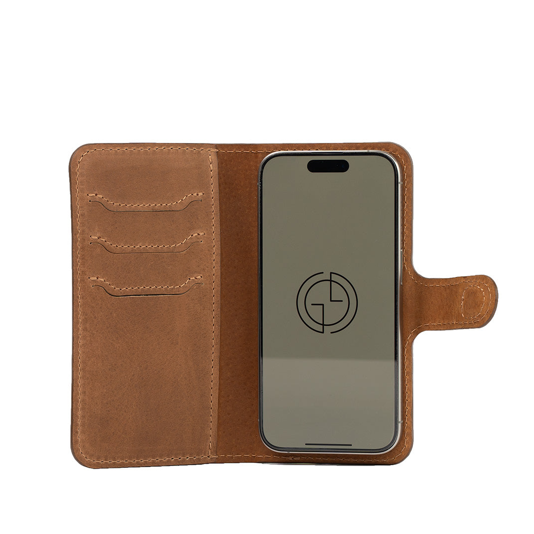iPhone 16 Series Leather Folio Case Wallet with MagSafe - Classic 4.0 - immagine 12