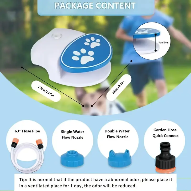 Pet Step-On Outdoor Water Fountain Toy - immagine 3