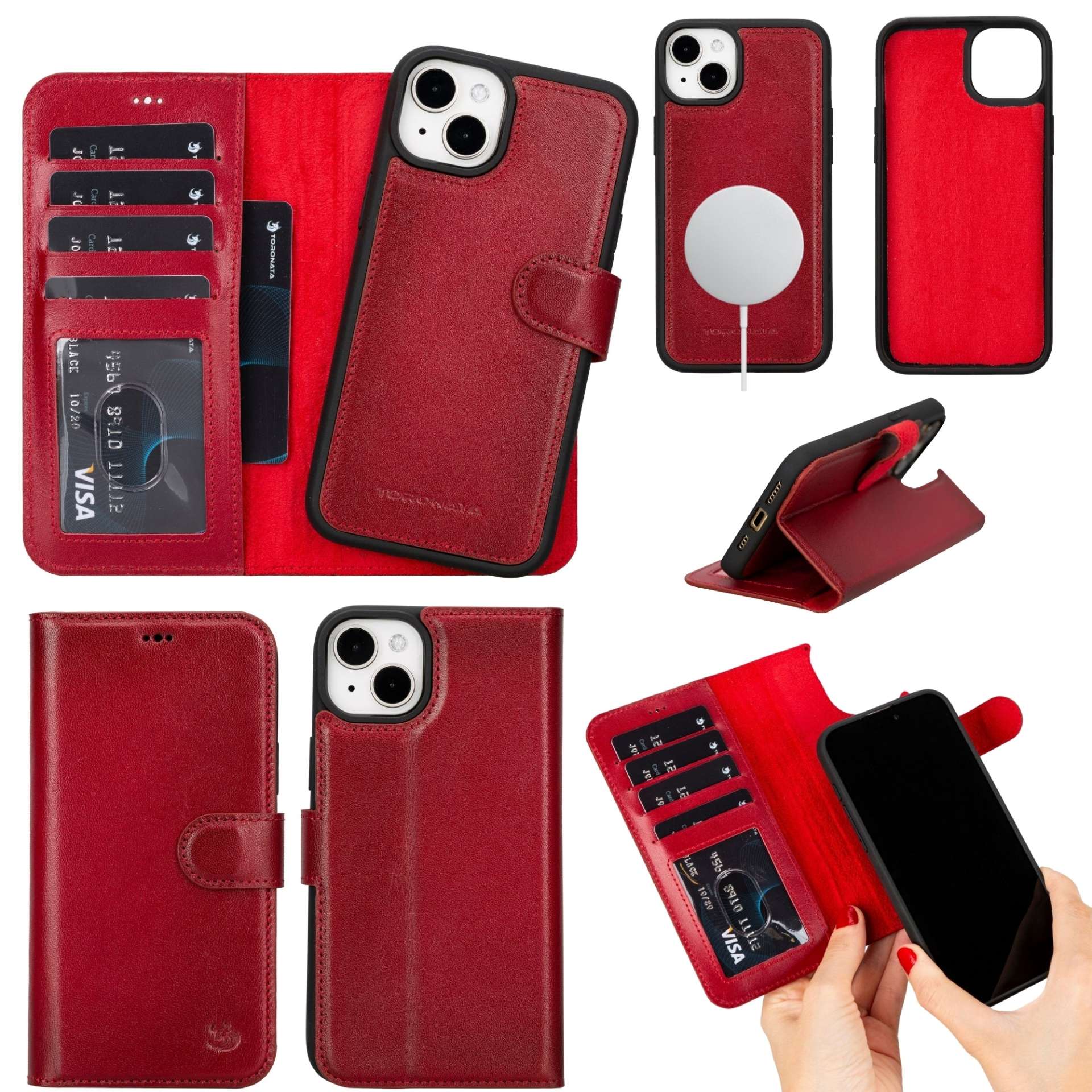 Casper Leather iPhone 14 Plus Wallet Case | MagSafe - immagine 11