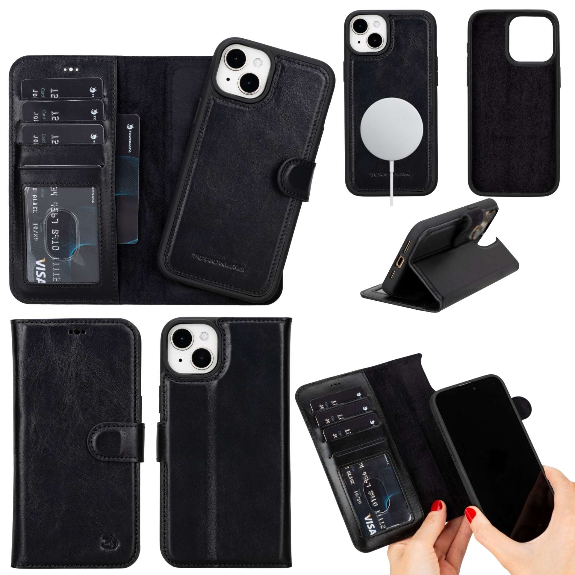 Casper Leather iPhone 14 Plus Wallet Case | MagSafe - immagine 6