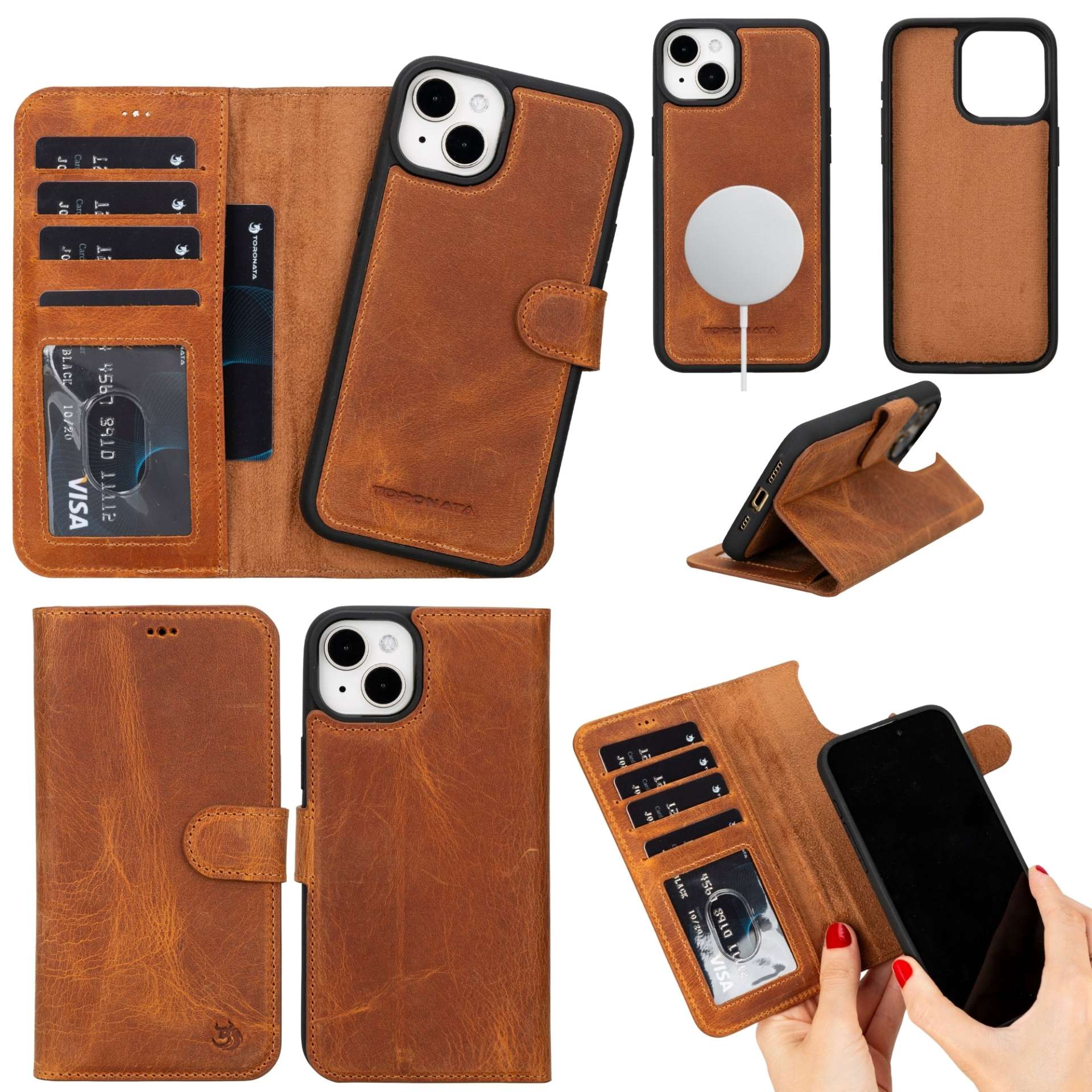 Casper Leather iPhone 14 Plus Wallet Case | MagSafe - immagine 9