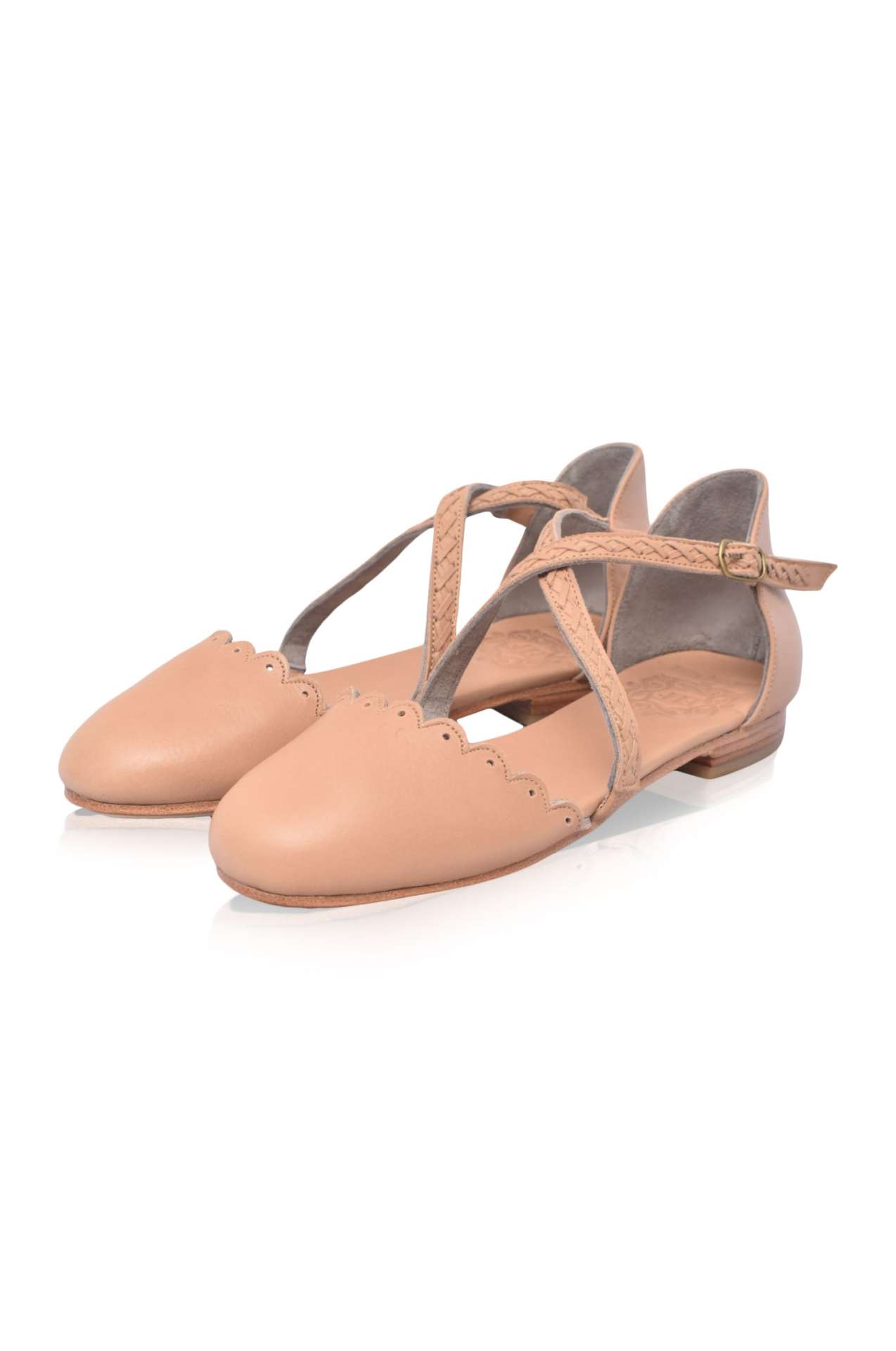 Montana Criss Cross Leather Flats - immagine 43