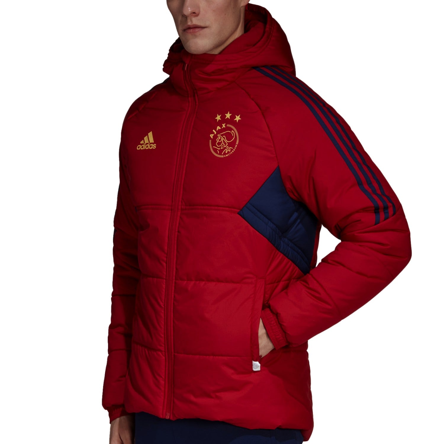 Ajax Amsterdam winter training bench jacket 2022/23 - Adidas - immagine 2
