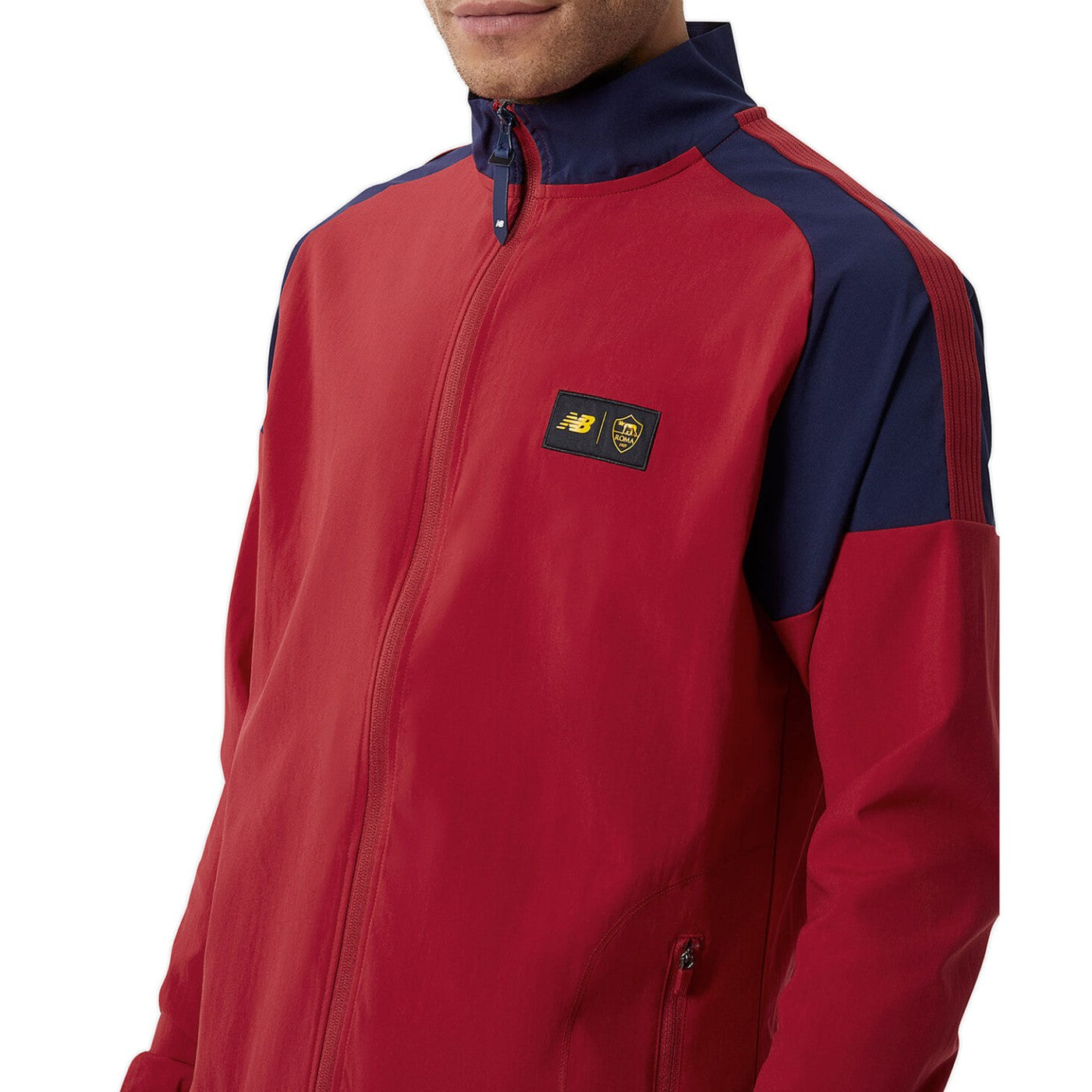 AS Roma training presentation soccer tracksuit 2022/23 - New Balance - immagine 3