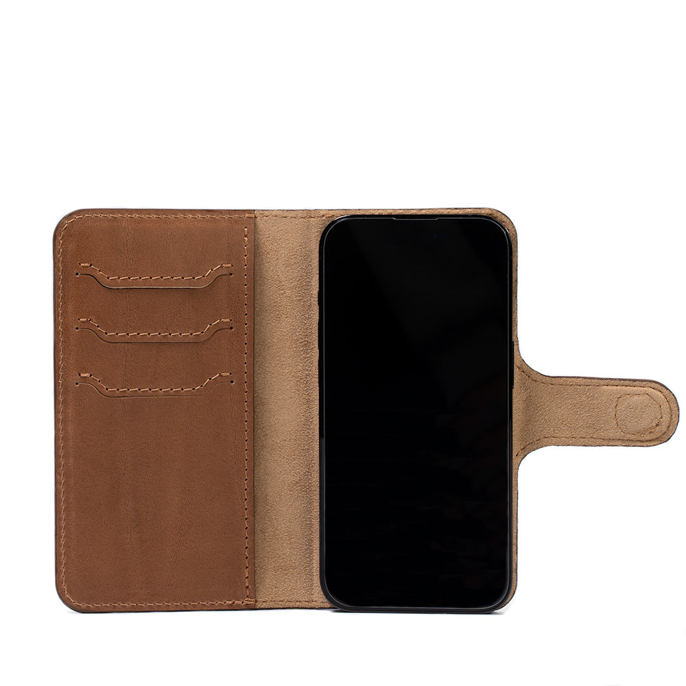 iPhone 15 Series Full-Grain Leather Folio Case Wallet with MagSafe - Classic 4.0 - immagine 8