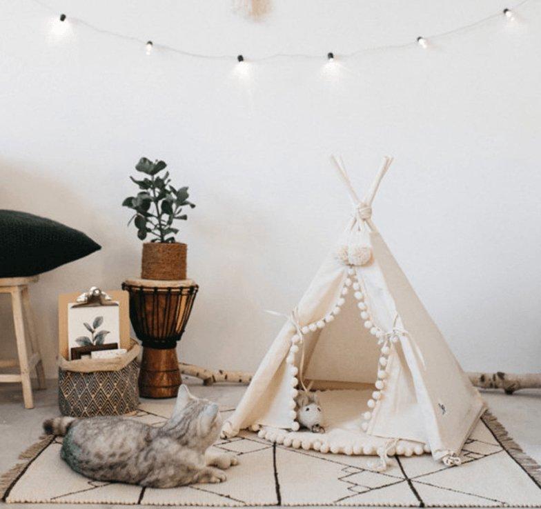 Cozy Haven Pet Teepee: A Stylish Retreat For Your Furry Friend - immagine 4