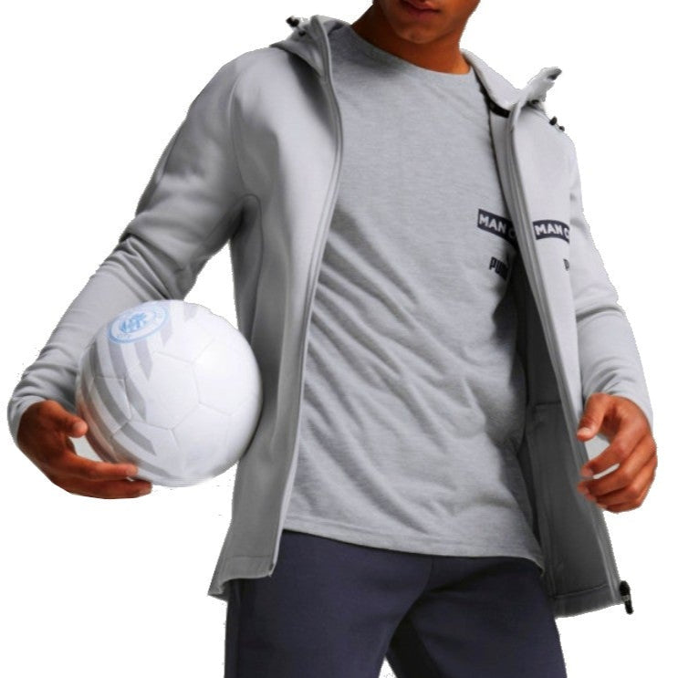 Manchester City Casual hooded presentation tracksuit 2023 - Puma - immagine 3
