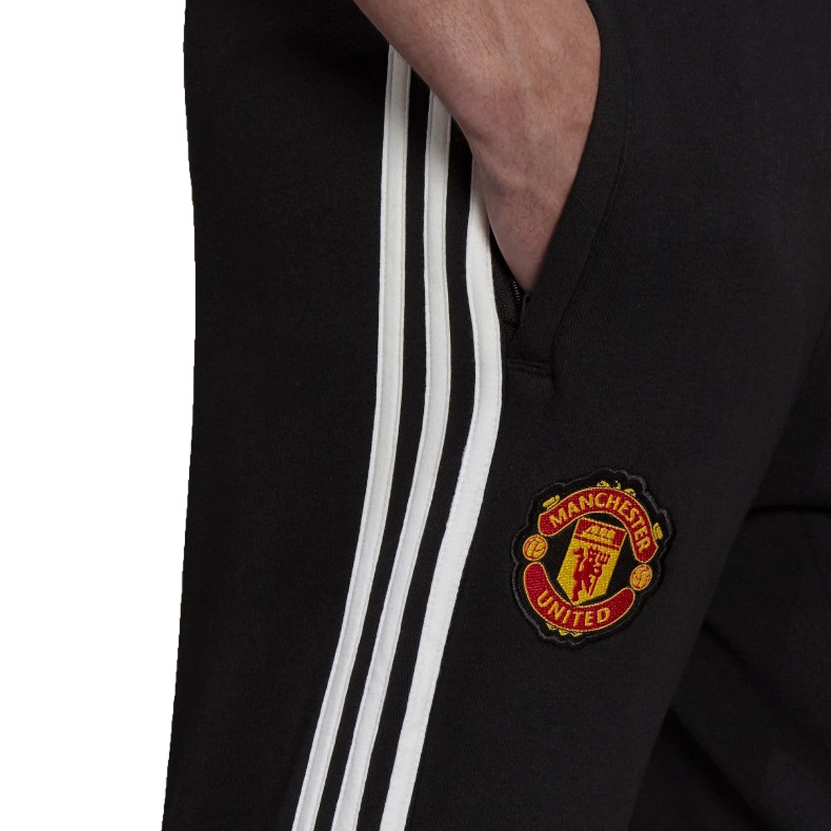 Manchester United Casual 3S hooded presentation tracksuit 2021/22 - Adidas - immagine 5