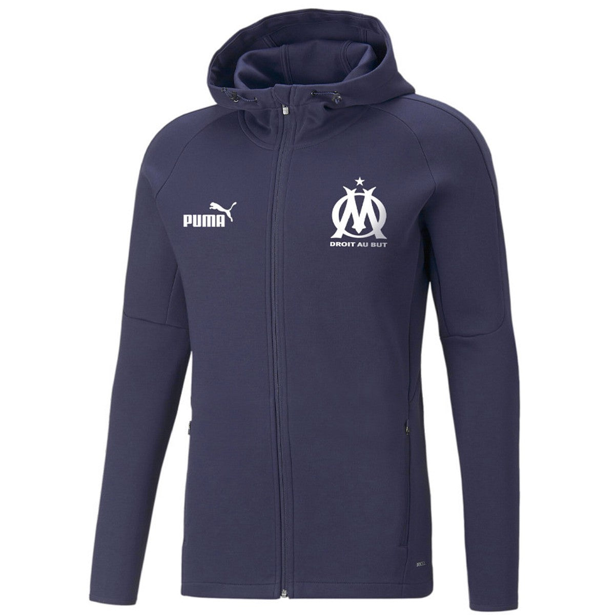 Olympique Marseille navy Casual hooded presentation tracksuit 2022/23 - Puma - immagine 10