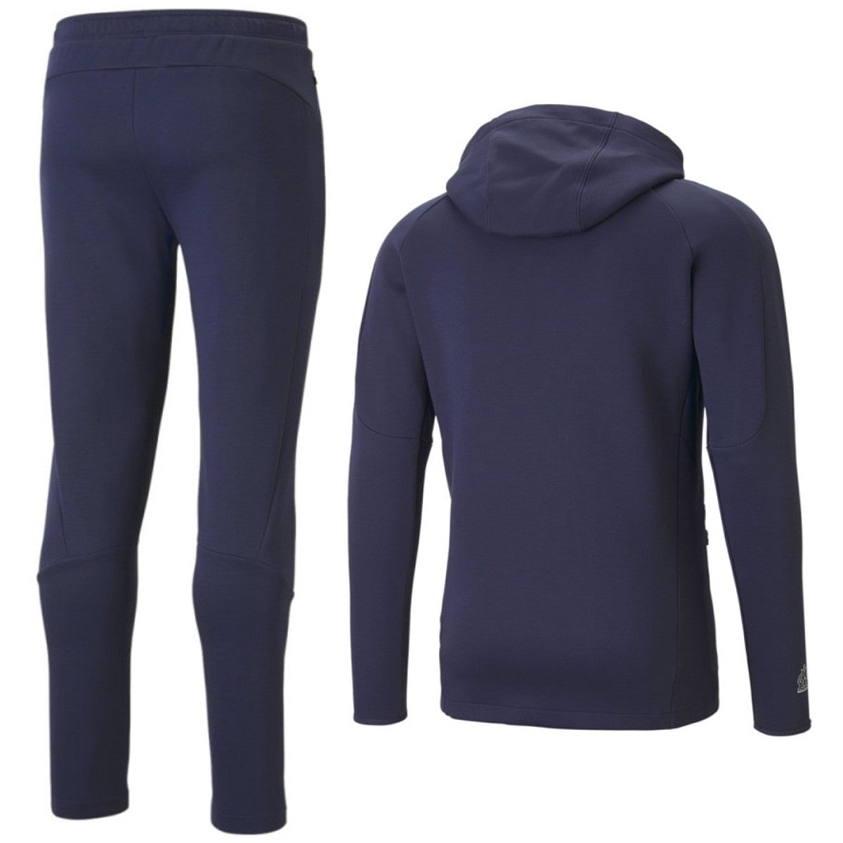 Olympique Marseille navy Casual hooded presentation tracksuit 2022/23 - Puma - immagine 2