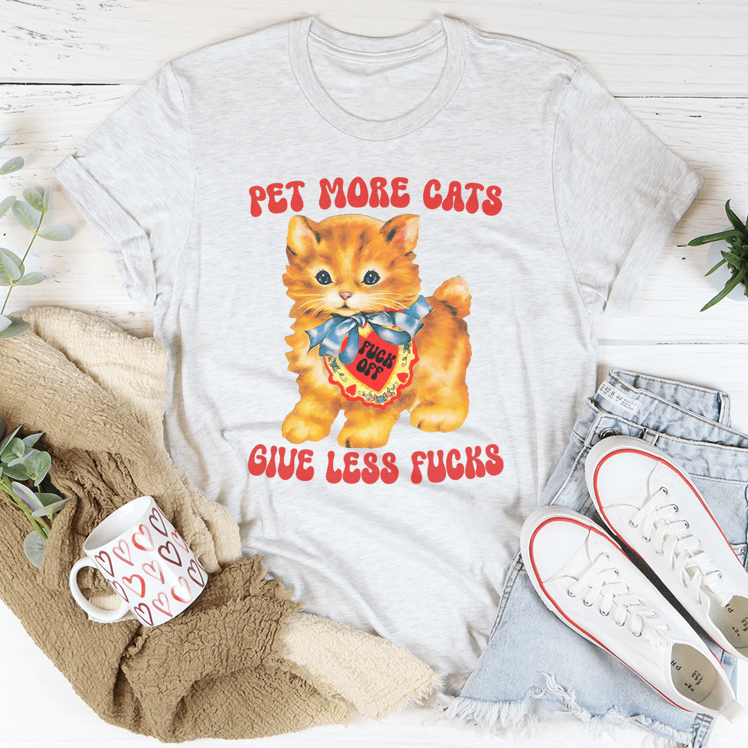 Pet More Cats Tee - immagine 23