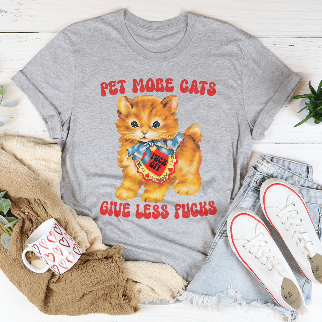Pet More Cats Tee - immagine 20