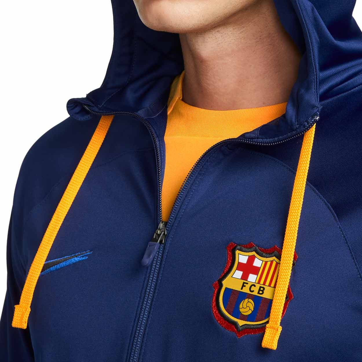 FC Barcelona hooded training presentation tracksuit 2022 - Nike - immagine 3