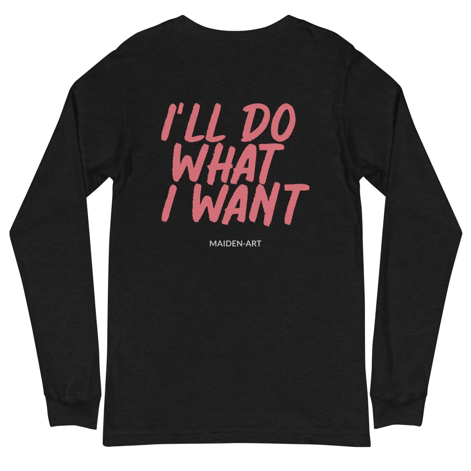 Rebel Girl Unisex Long Sleeve Tee with EMBROIDERY - immagine 7