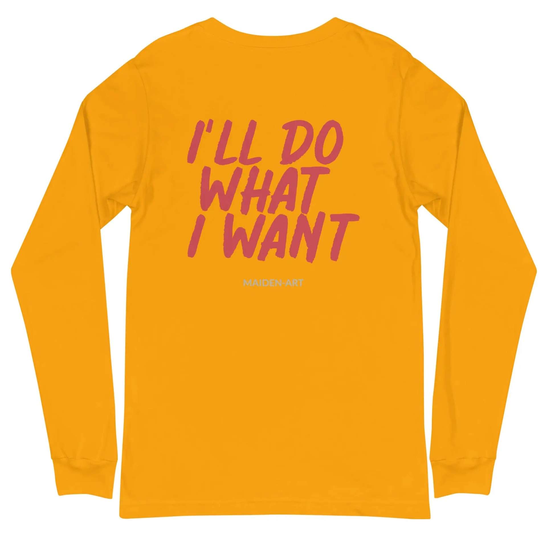 Rebel Girl Unisex Long Sleeve Tee with EMBROIDERY - immagine 44
