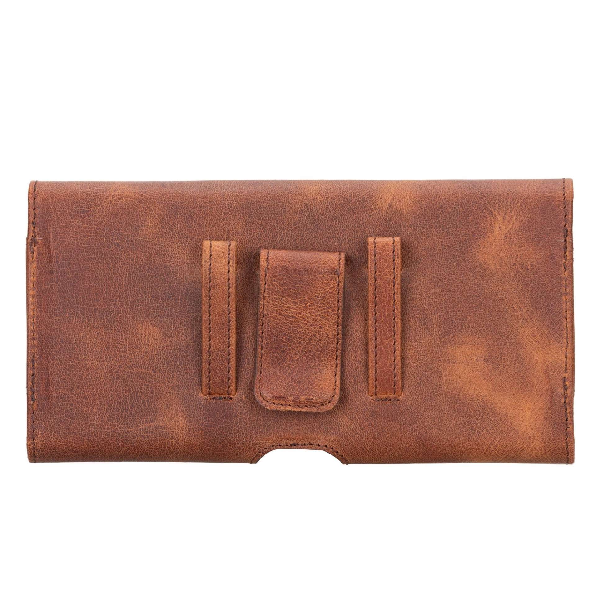 Yonkers Security Belt-Mounted Leather Phone Holster - immagine 2