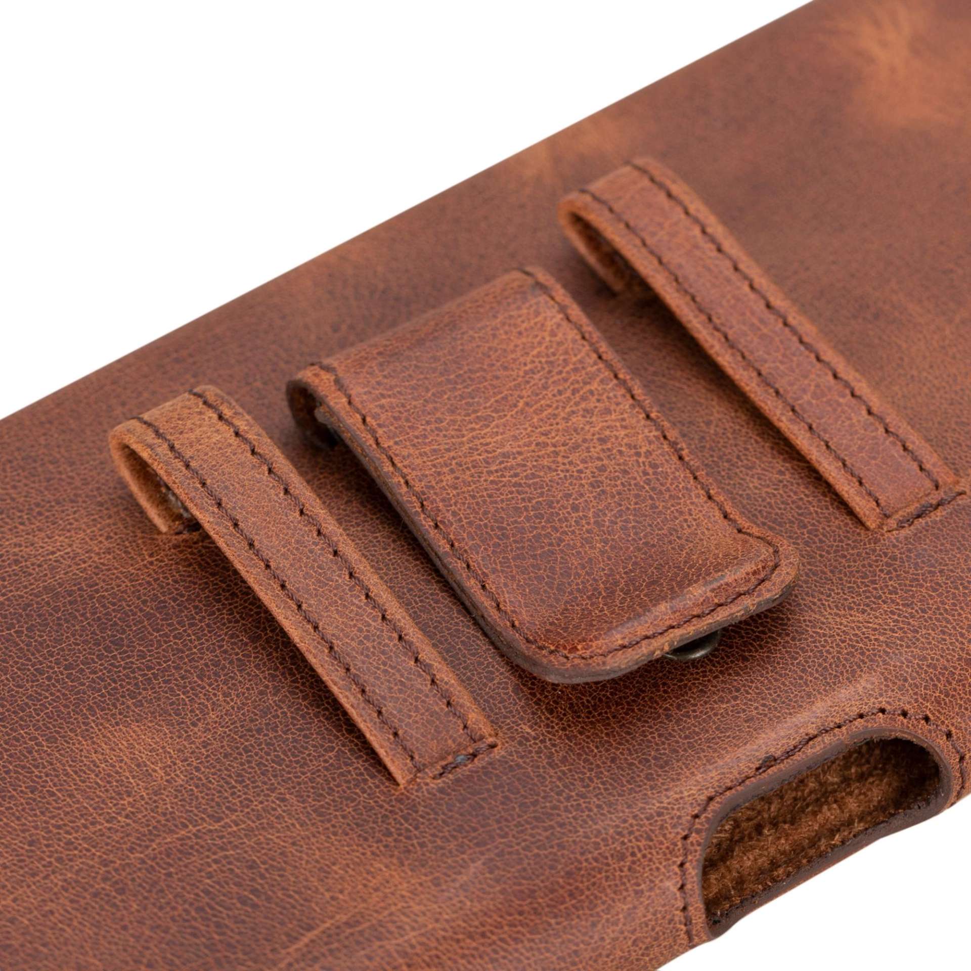 Yonkers Security Belt-Mounted Leather Phone Holster - immagine 4
