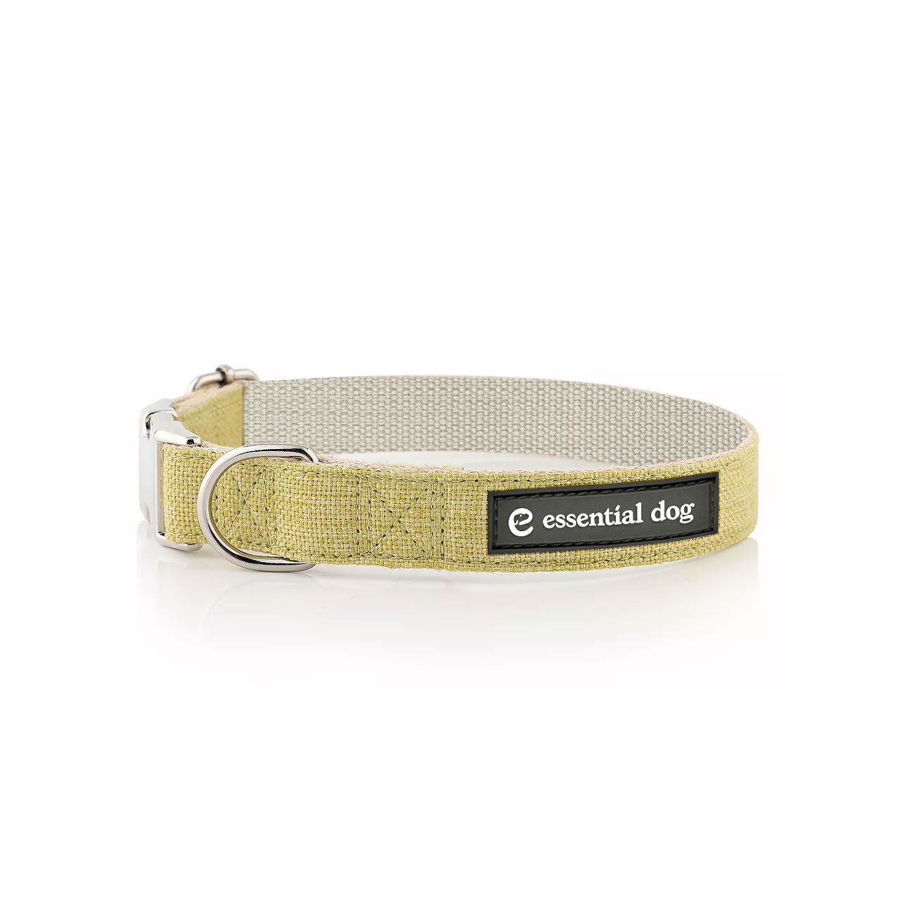 Organic Hemp & Cotton Dog Collar - Grass Green - immagine 2