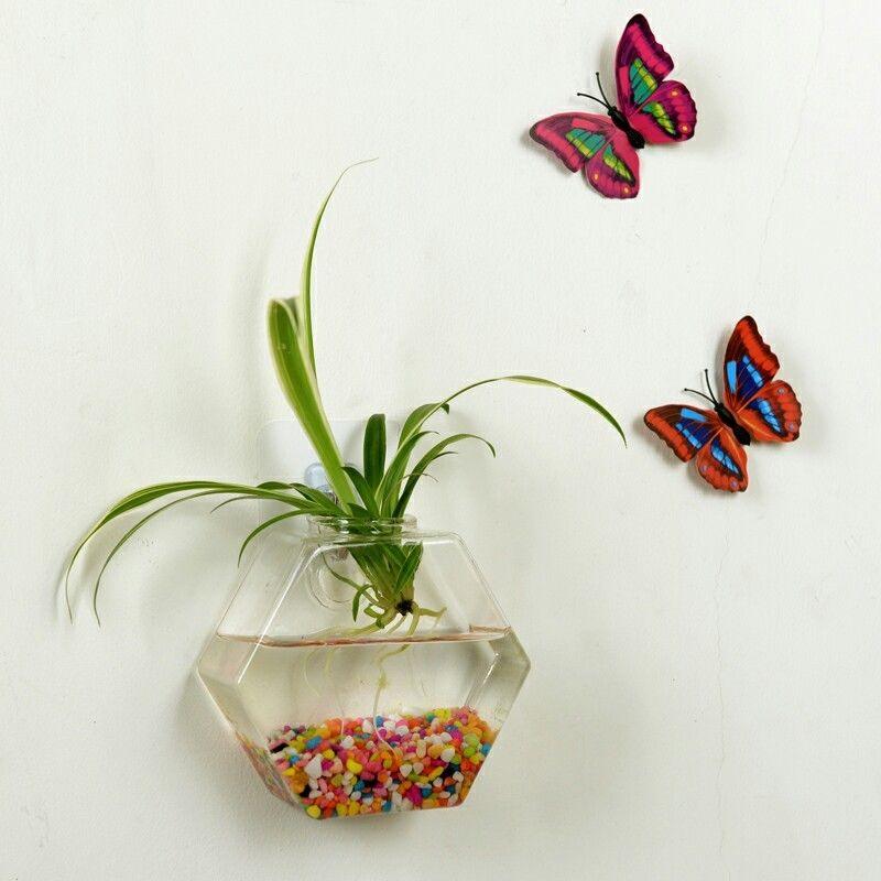 Geometric Glass Hanging Fish Tank - immagine 4