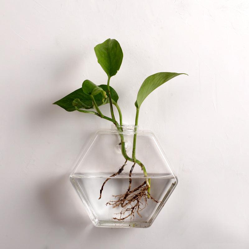 Geometric Glass Hanging Fish Tank - immagine 3