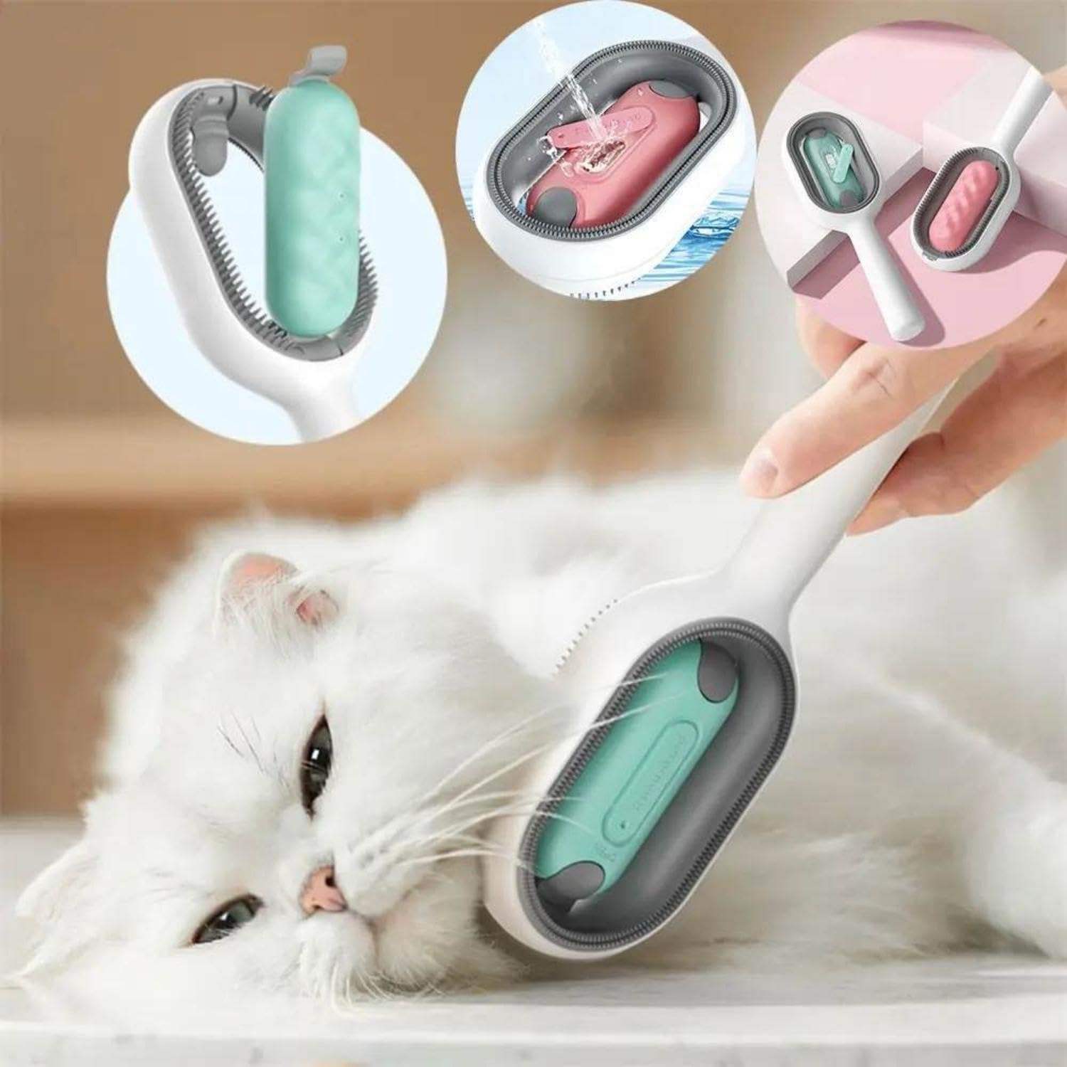 Cat Grooming and Cleaning Brush - immagine 3