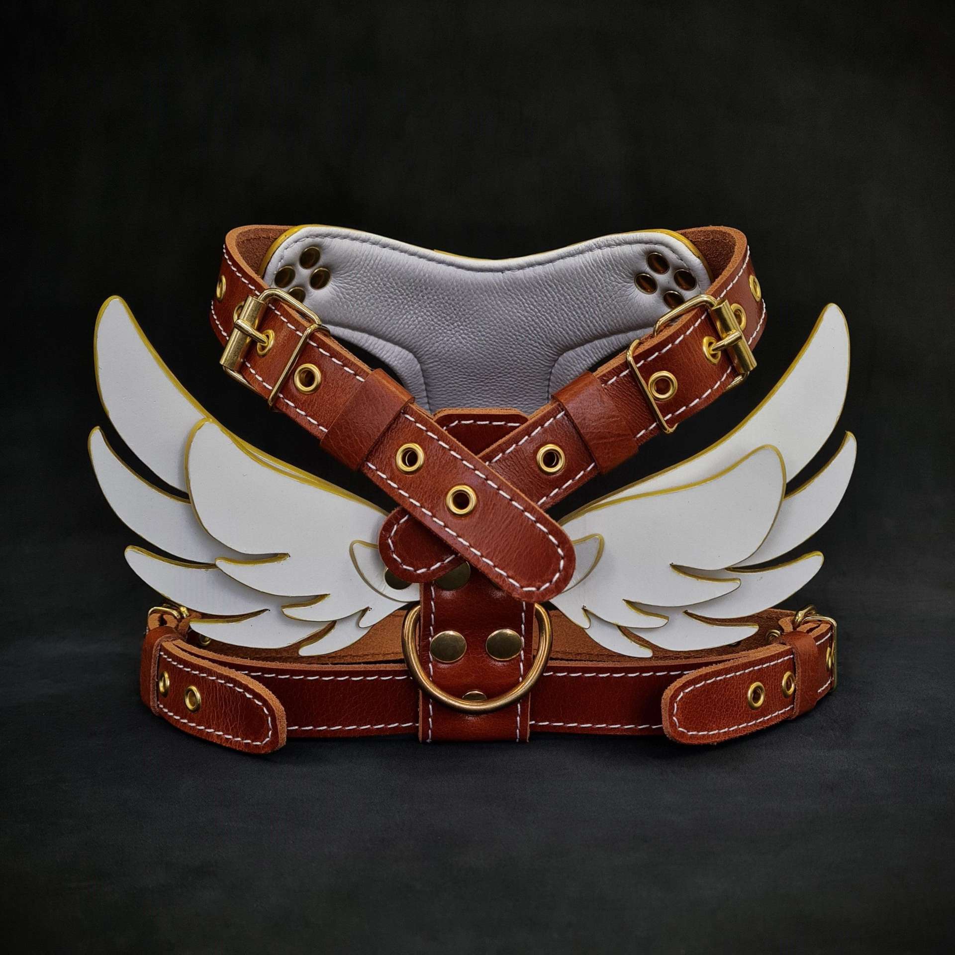 The "Hermes" leather harness - Large and Giant Breeds - immagine 3