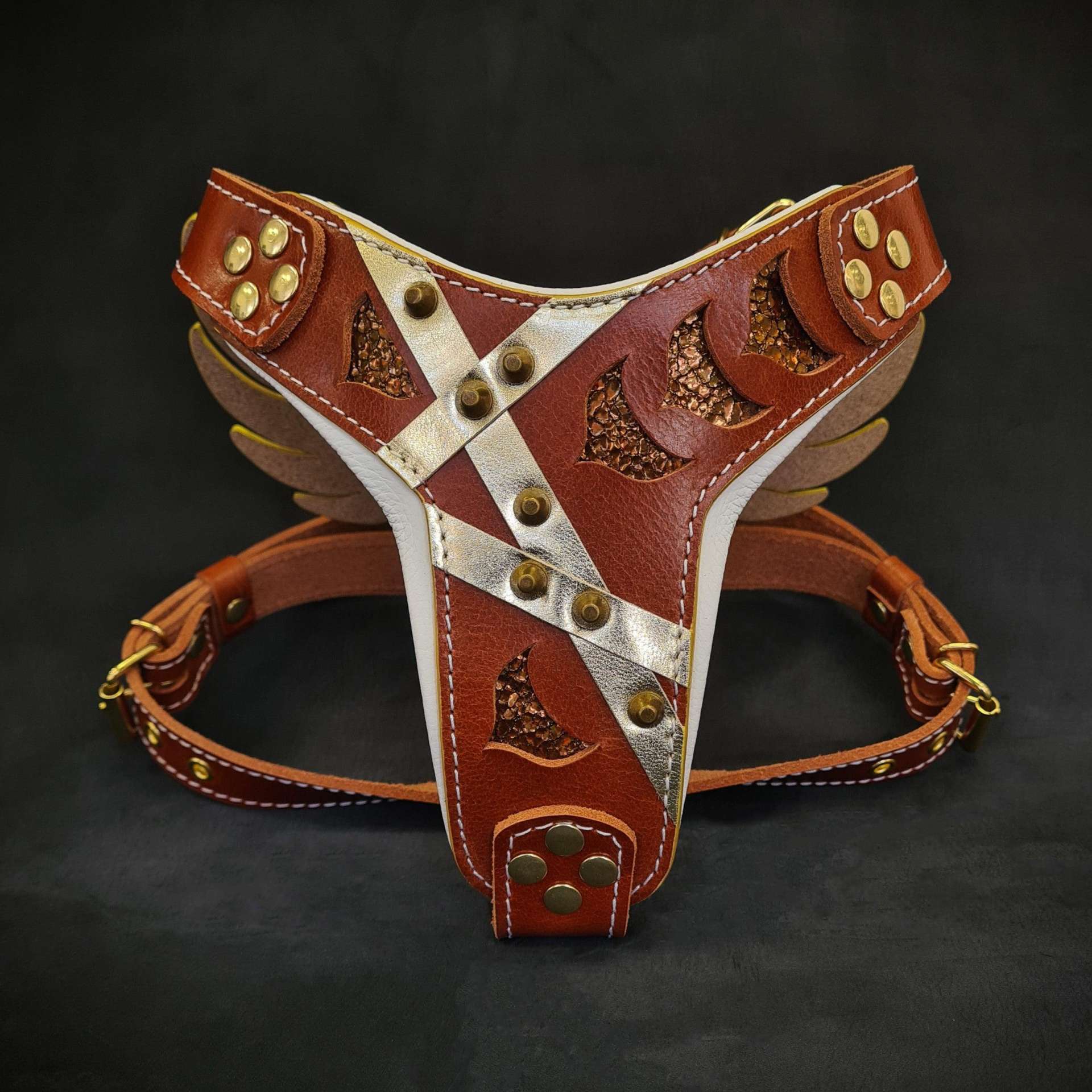The "Hermes" leather harness - Large and Giant Breeds - immagine 2