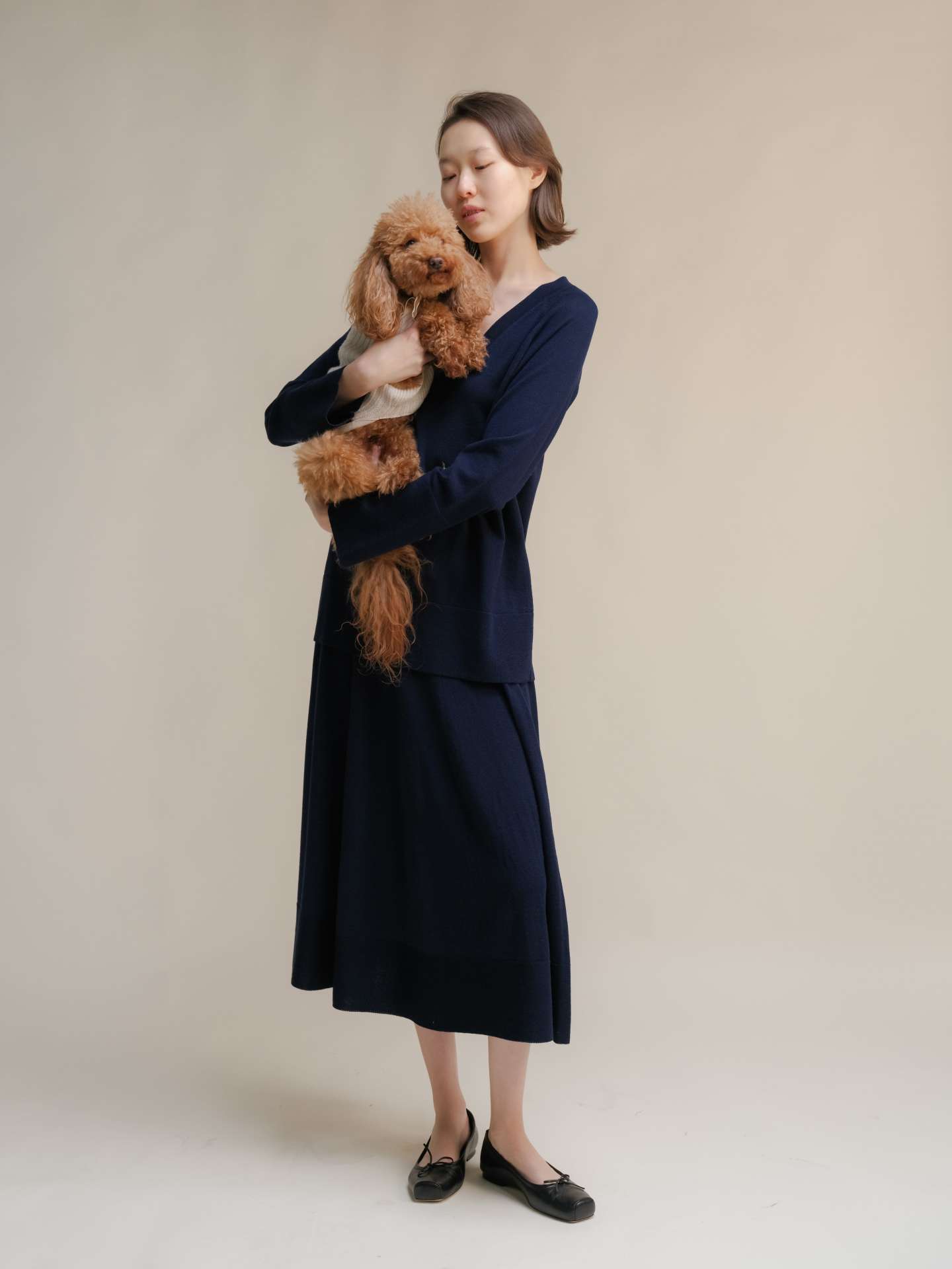 Extra Fine Merino Wool A-Line Skirt (3D-Knit) - immagine 23