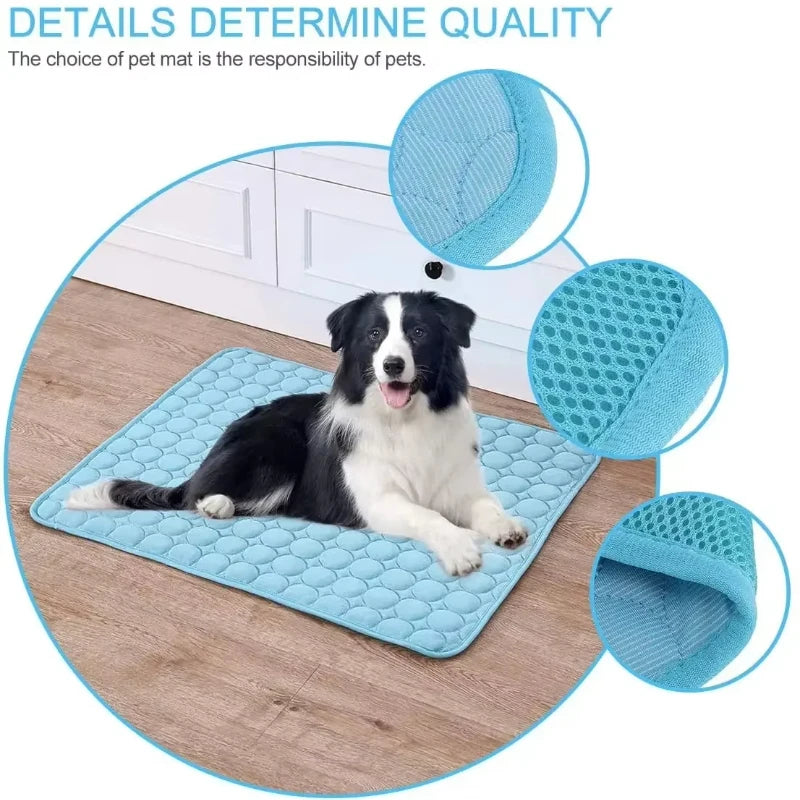 Pet Ice Silk Cooling Mat for Dogs and Cats - immagine 3