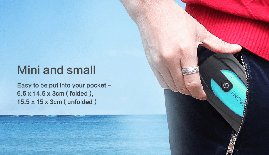 Pocket-Sized JY018 Black Bee Drone - immagine 4