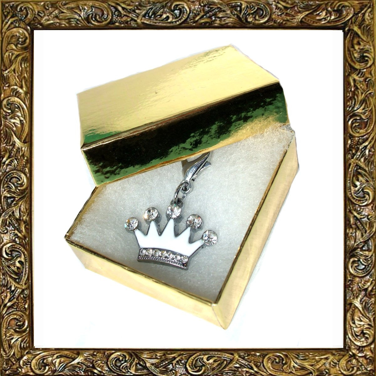 Prince Crystal Enamel Crown Charm - immagine 3