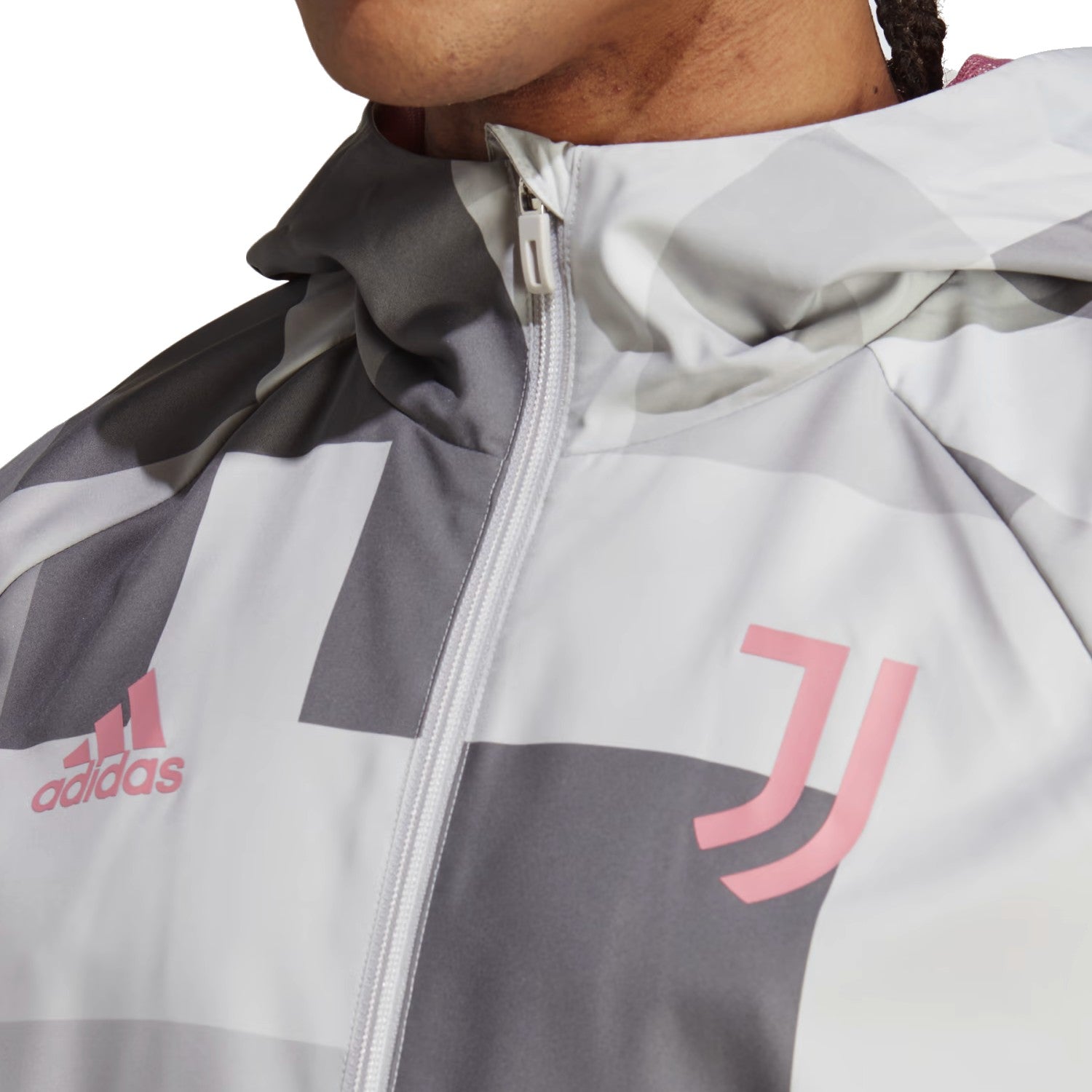 Juventus Soccer graphic wind jacket 2023 - Adidas - immagine 3