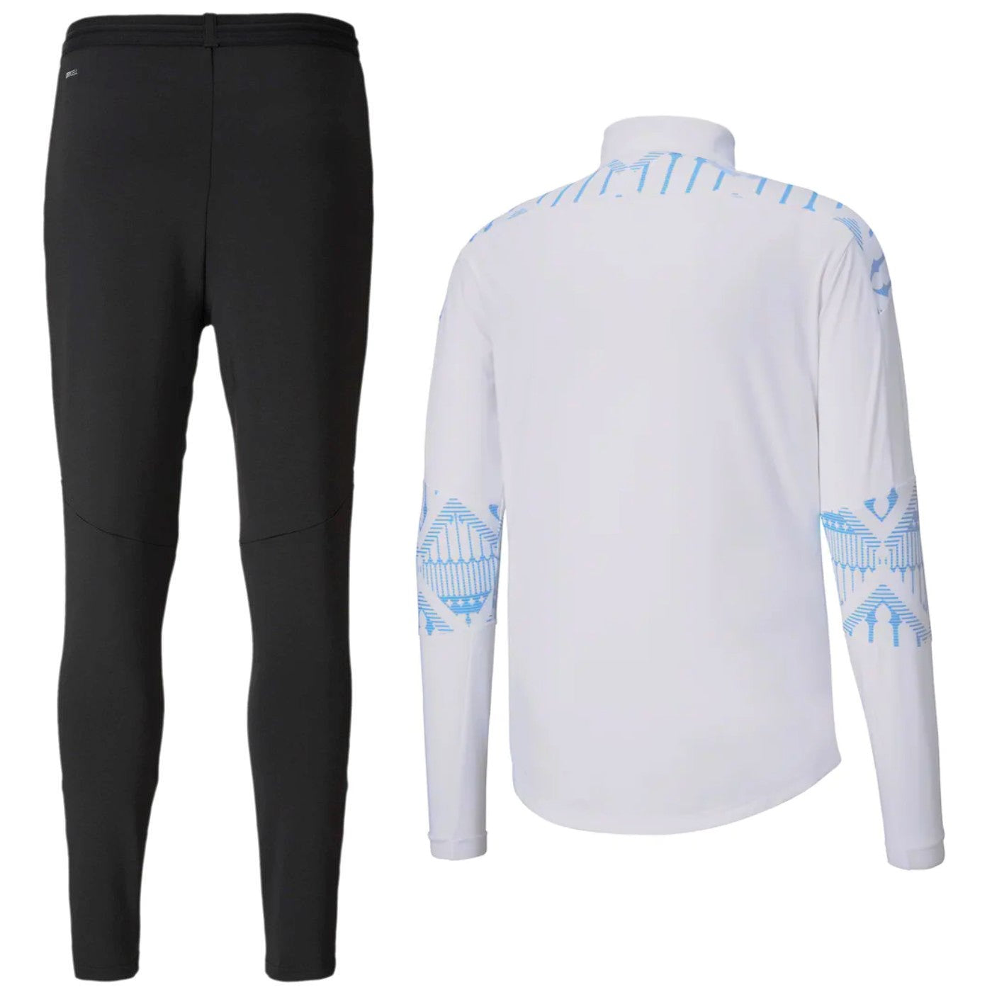 Manchester City white/grey pre-match technical tracksuit 2020/21 - Puma - immagine 2
