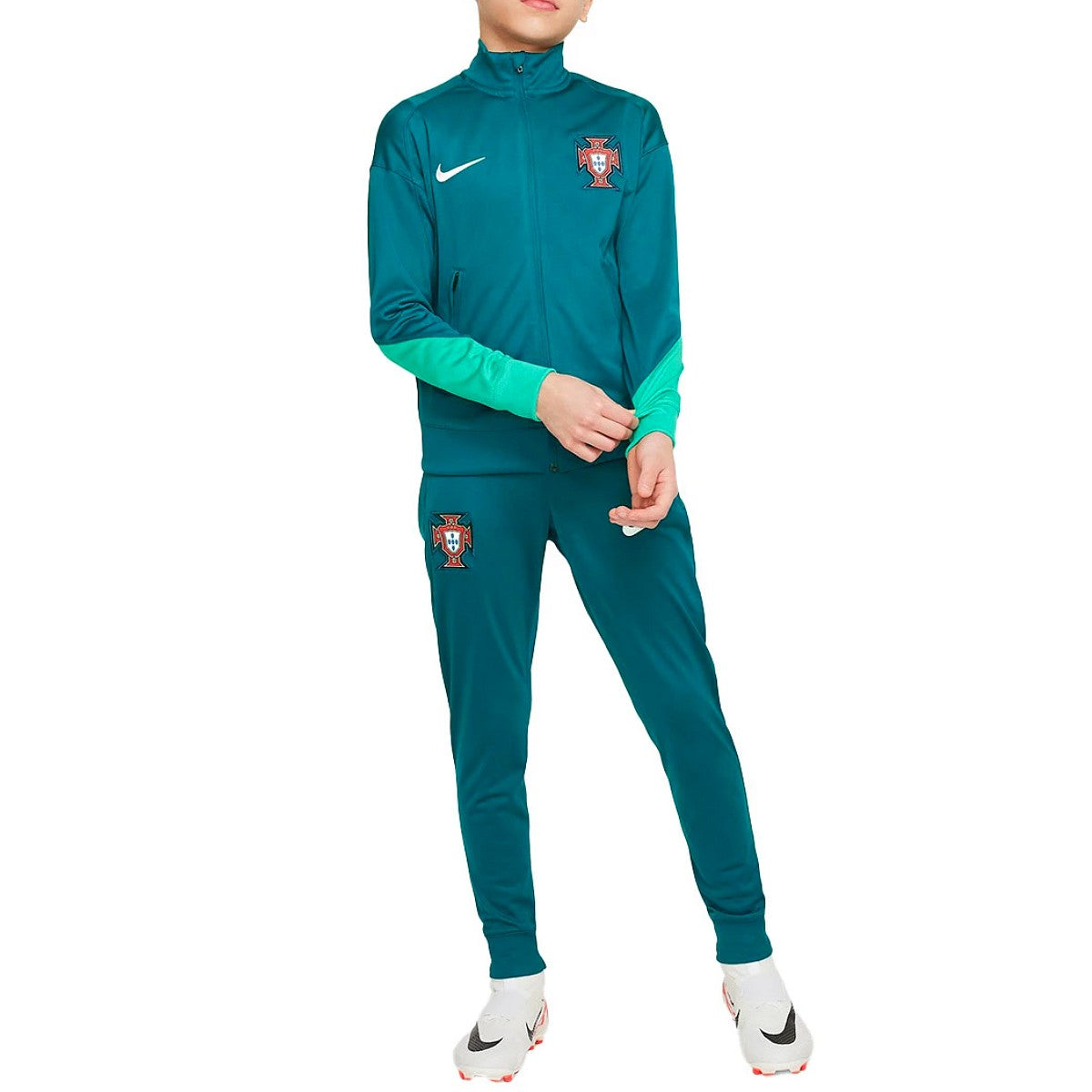 Kids - Portugal training presentation soccer tracksuit 2024/25 - Nike - immagine 3